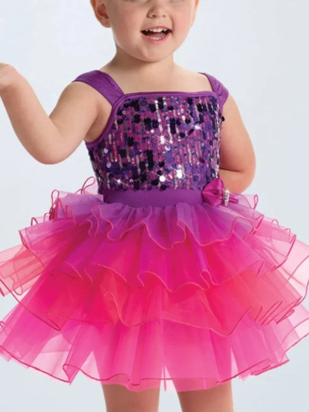 Weissman Showtime Meet Me at the Top Electric Purple Dance Costume Outfit 4/5